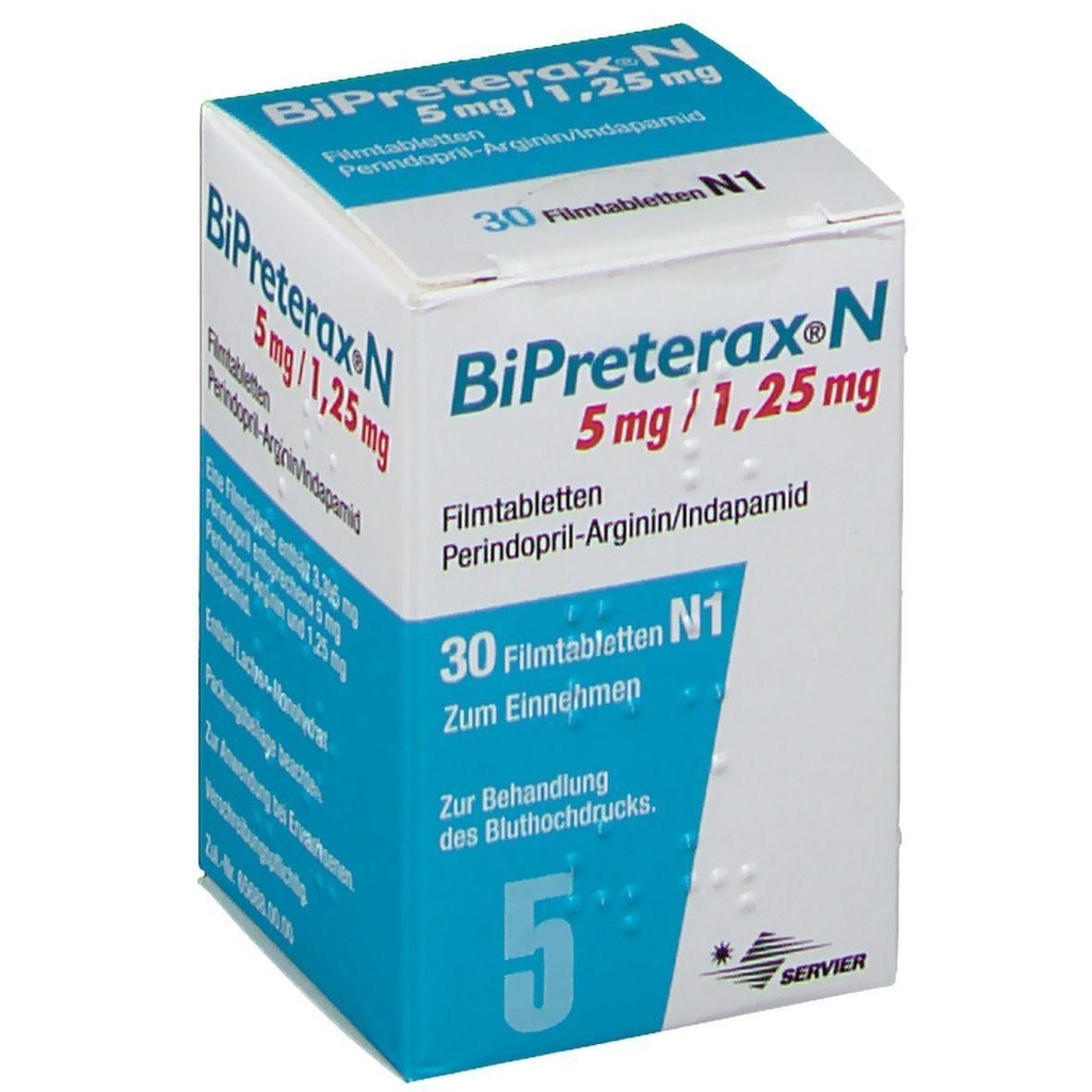 BIPRETERAX 5MG/1.25MG B/30 CP