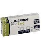 GLIXUM 2MG (GLIMEPERIDE) B/30 CP