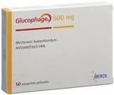 GLUCOPHAGE 500MG CP B/30 +