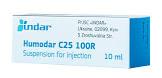 HUMODAR INSULINE LENTE C25 100R INJ 100U