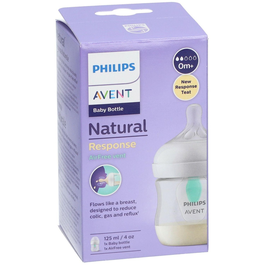 BIBERON AVENT PLASTIC PM 125ML NON EMBALLE