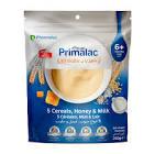 PRIMALAC CEREALS-5 CREALS MIEL ET LAIT 250G
