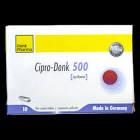 CIPRO-DENK 500 MG CP  B/10
