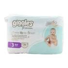 COUCHE GIGGLES  3-9KG B/9