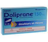 DOLIPRANE 150  B/10 SUPPO ENF