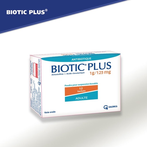 [BIO-500-B14] BIOTIC 500MG B/14 SACHET (AMOX+ACI)