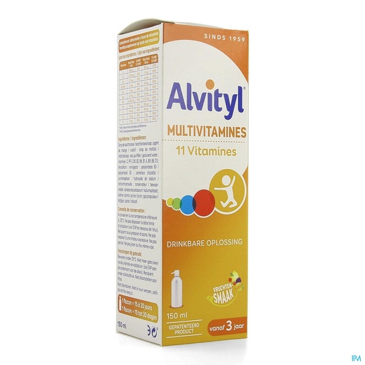 [ALV-SIR-150] ALVITYL SIROP 150 ML